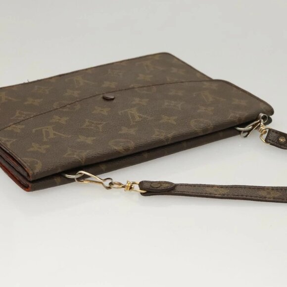 LOUIS VUITTON Monogram Double Rabat Shoulder Bag M51815 LV Auth BA1071 - Picture 7 of 16